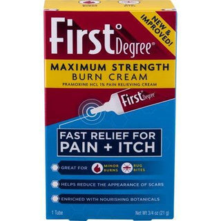 First Degree Burn Maximum Strength Cream, 0.75 Oz