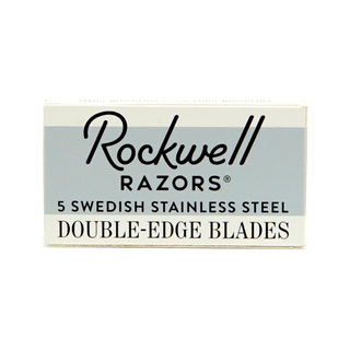 Rockwell Razors Stainless Steel Double Edge Razor Blades - 5 Pack