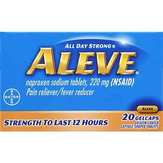 Aleve Pain Reliever/Fever Reducer, 220 Mg, Gelcaps