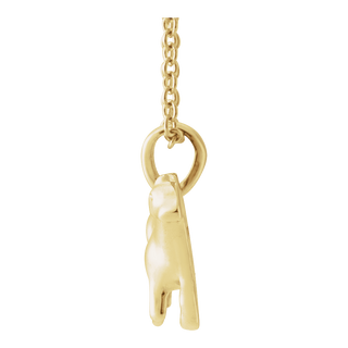 GC Cavallo 14K Yellow Gold Horse Necklace