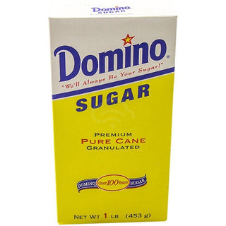 Domino Premium Pure Cane Granulated Sugar 1 Lb Box