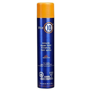 It's a 10 Miracle Super Hold Finishing Hair Spray Plus Keratin 10 oz