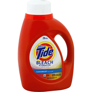 Tide With Bleach Alternative Detergent, 2X Ultra, Clean Breeze