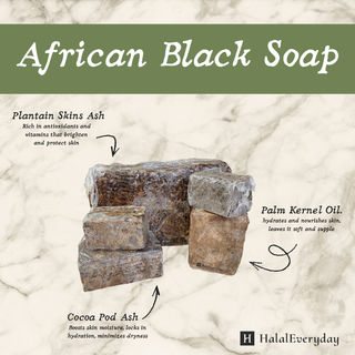 Raw African Black Soap