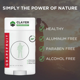 Natural Deodorant - Military - 3.35 OZ - NEW FORMULA