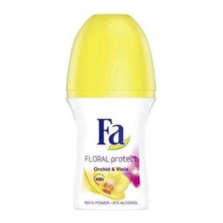 Fa Floral Protect Orchid And Viola Anti Perspirant Roll On Deodorant 50ml
