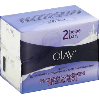 Olay Moisturizing Bars, Quench, Beige