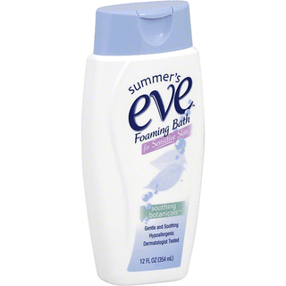 Summer's Eve Foaming Bath, For Sensitive Skin, Soothing Botanicals