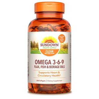 Sundown Naturals Triple Omega 3-6-9 Softgels  ( Discontinued )