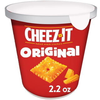 Cheez-It Baked Snack Cheese Crackers In A Cup, Original, Single Serve, 2.2 Oz