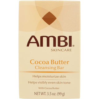 Ambi Cleansing Bar Soap Cocoa Butter, 3.5 Oz