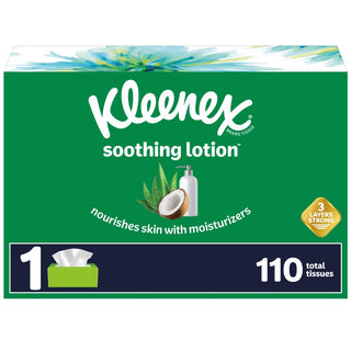 Kleenex 3 Ply Coconut Oil + Aloe Soothing Lotion Tissues