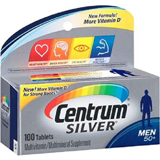Centrum Multivitamin, Silver, Men 50+, Tablets