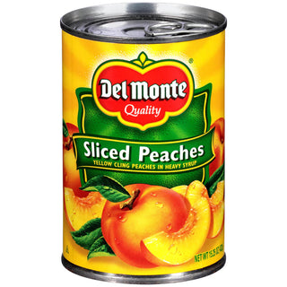Del Monte Sliced Yellow Cling Peaches In Heavy Syrup 15.25 Oz. Can
