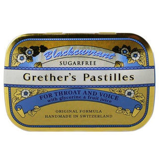 Grether's Sugarless Blackcurrant Pastilles Mini Case 20g