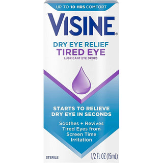 Visine Dryeye Relief Tired Eye Drops - 0.50 Fl Oz