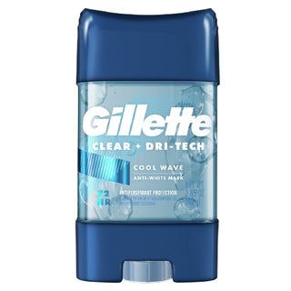 Gillette Antiperspirant And Deodorant For Men, Clear Gel, Cool Wave, 2.85oz 2.85 Oz