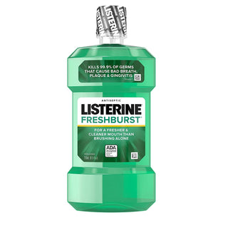 Listerine Freshburst Antiseptic Mouthwash, Oral Care for Bad Breath & Plaque - 8.5 fl oz