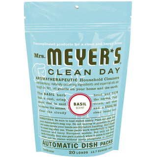 Meyers Mrs Clean Day 14464 Basil Scent Automatic Dishwasher Packs
