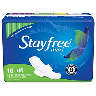 Stayfree Pads, Ultra Thin, Super, Long With Wings