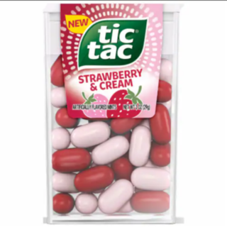 Tic Tac Strawberry & Cream Mints 1 Oz