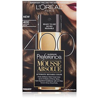 L’Oréal Paris L'Oreal Superior Preference Mousse Absolue, 400 Pure Dark Brown