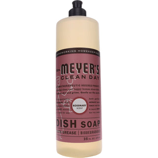 Mrs. Meyer's Clean Day Rosemary Scent Liquid Dish Soap 16 Oz