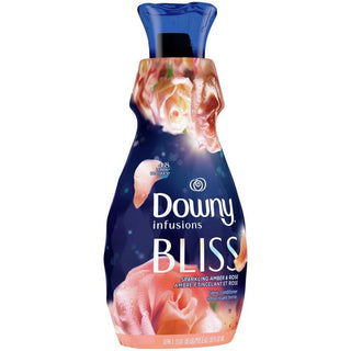 Downy Infusions Liquid Fabric Softener, Bliss, Sparkling Amber & Rose, 32 Fl Oz