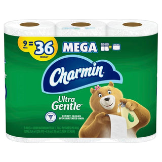 Charmin Lotion Bathroom Tissue, Ultra Gentle, Mega, 2 Ply