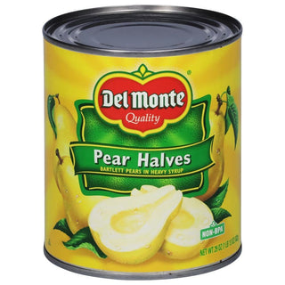 Del Monte Bartlett Pear Halves In Heavy Syrup 8.5 Oz. Can