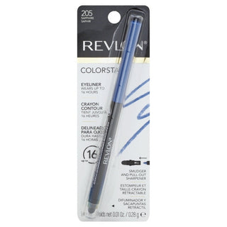 Revlon ColorStay Waterproof Eyeliner Pencil Built-In Sharpener 205 Sapphire 0.01 Oz