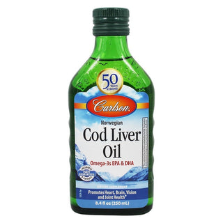 Carlson Labs Wild Norwegian Cod Liver Oil Natural Lemon 500 Ml
