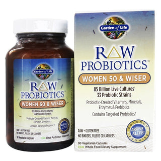Garden of Life Raw Probiotics Women 50 & Wiser, 90 Vegetarian Capsules