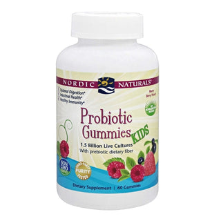 Nordic Naturals Kids Flora Probiotic Gummies Merry Berry Punch