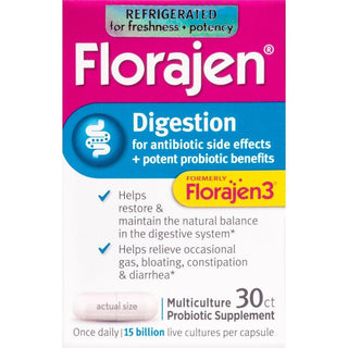 Florajen Multiculture Probiotic Supplement, Capsules