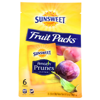 Sunsweet Amaz!n Fruit Packs, Prunes, Pitted