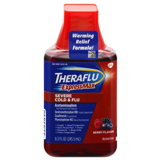 Theraflu ExpressMax Berry Flavor Severe Cold & 8.3 Fl Oz