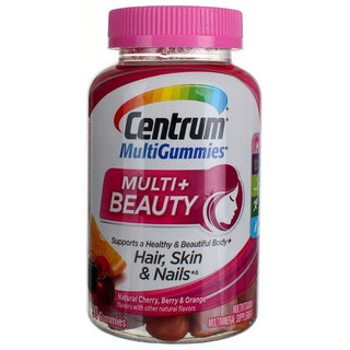 Centrum Multivitamin & Beauty Dietary Supplement Gummies - Cherry Berry & Orange - 90ct