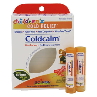 Boiron Coldcalm Children's Cold Relief Pellets, 2 Tubes