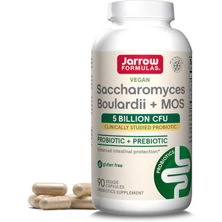 Jarrow Formulas Saccharomyces Boulardii + MOS, Vegetarian Capsules
