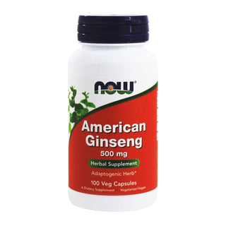 Now Foods American Ginseng 500 Mg - 100 Veg Capsules