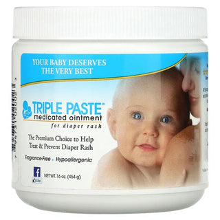 Triple Paste Medicated Ointment For Diaper Rash, 16 Oz