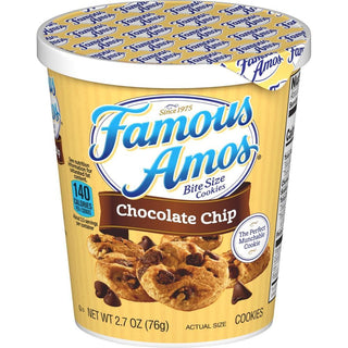 Famous Amos Caddies Cookies Chocolate Chip 2.7oz