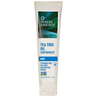 Desert Essence Natural Tea Tree Oil Toothpaste Mint - 6.25 Oz