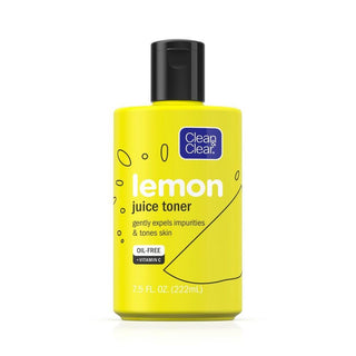 Clean & Clear Lemon Juice Facial Toner Oil-Free 7.5 Oz