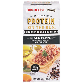 Bumble Bee Protein On The Run Olive Oil And Black Pepper Tuna - 3.5oz
