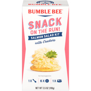 Bumble Bee Snack On The Run Salmon Salad With Crackers Kit