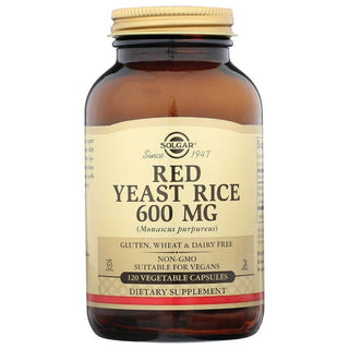 Solgar Red Yeast Rice, 600 Mg, 120 Vegetable Capsules