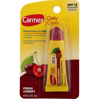 Carmex Daily Care Lip Balm Fresh Cherry Liquid Tube, Spf 15