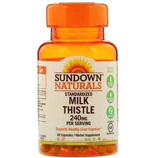 Sundown Naturals Milk Thistle, Standardized, 240 Mg, Capsules ( Discontinued )
